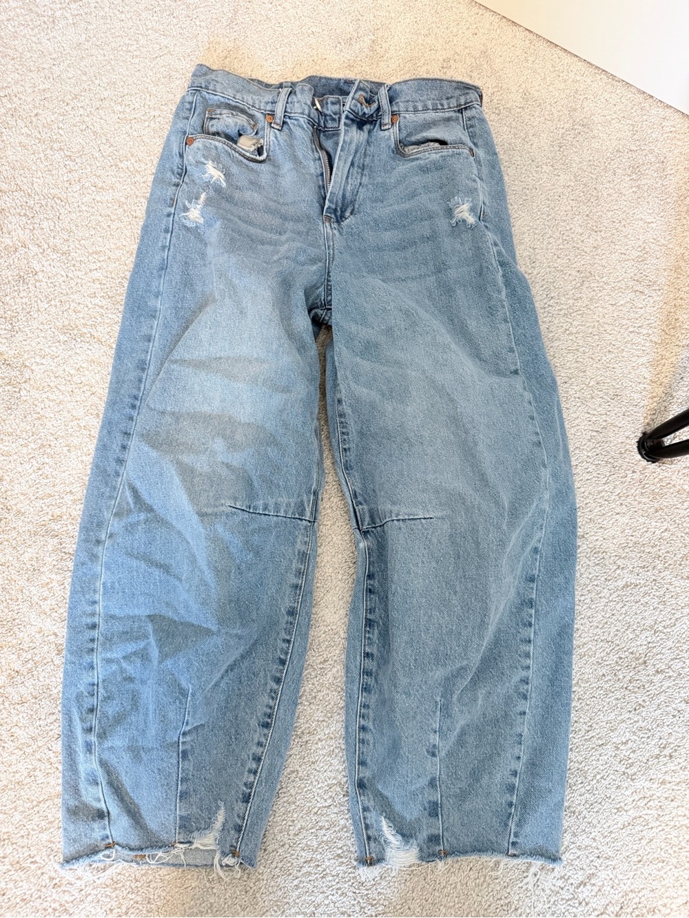 Blank NYC Distressed Barrel Women's Jeans